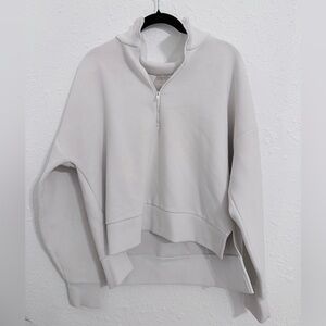 CALIA by Carrie Underwood White Half-Zip Sweatshirt